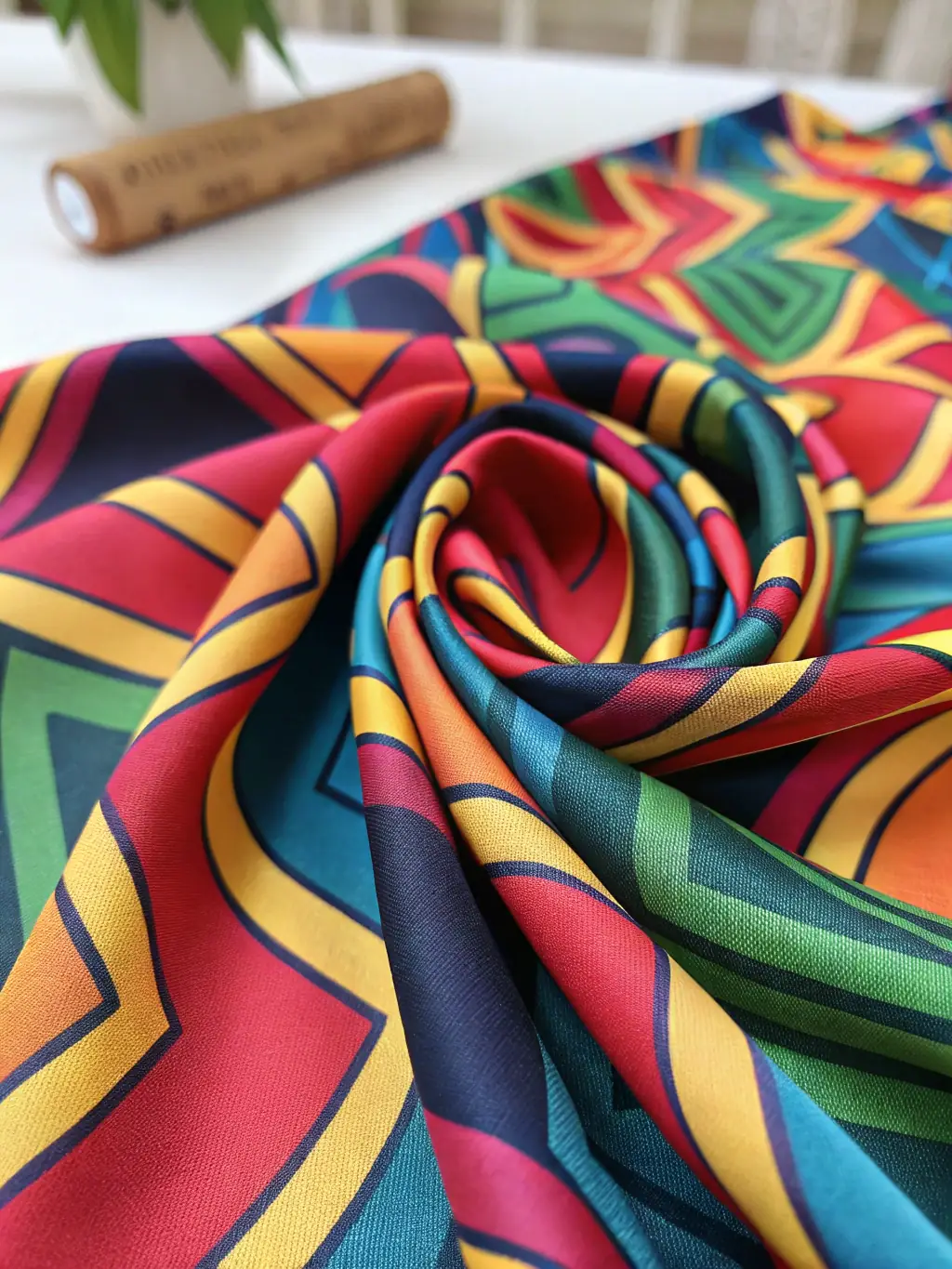 A showcase of various materials (cotton, polyester, blends) with DTF printed designs, illustrating the versatility of the printing method.